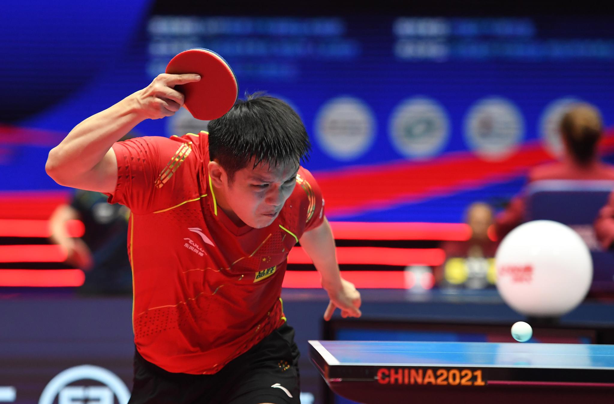 乒乓球——"直通wtt大满贯·世乒赛":樊振东胜张煜东