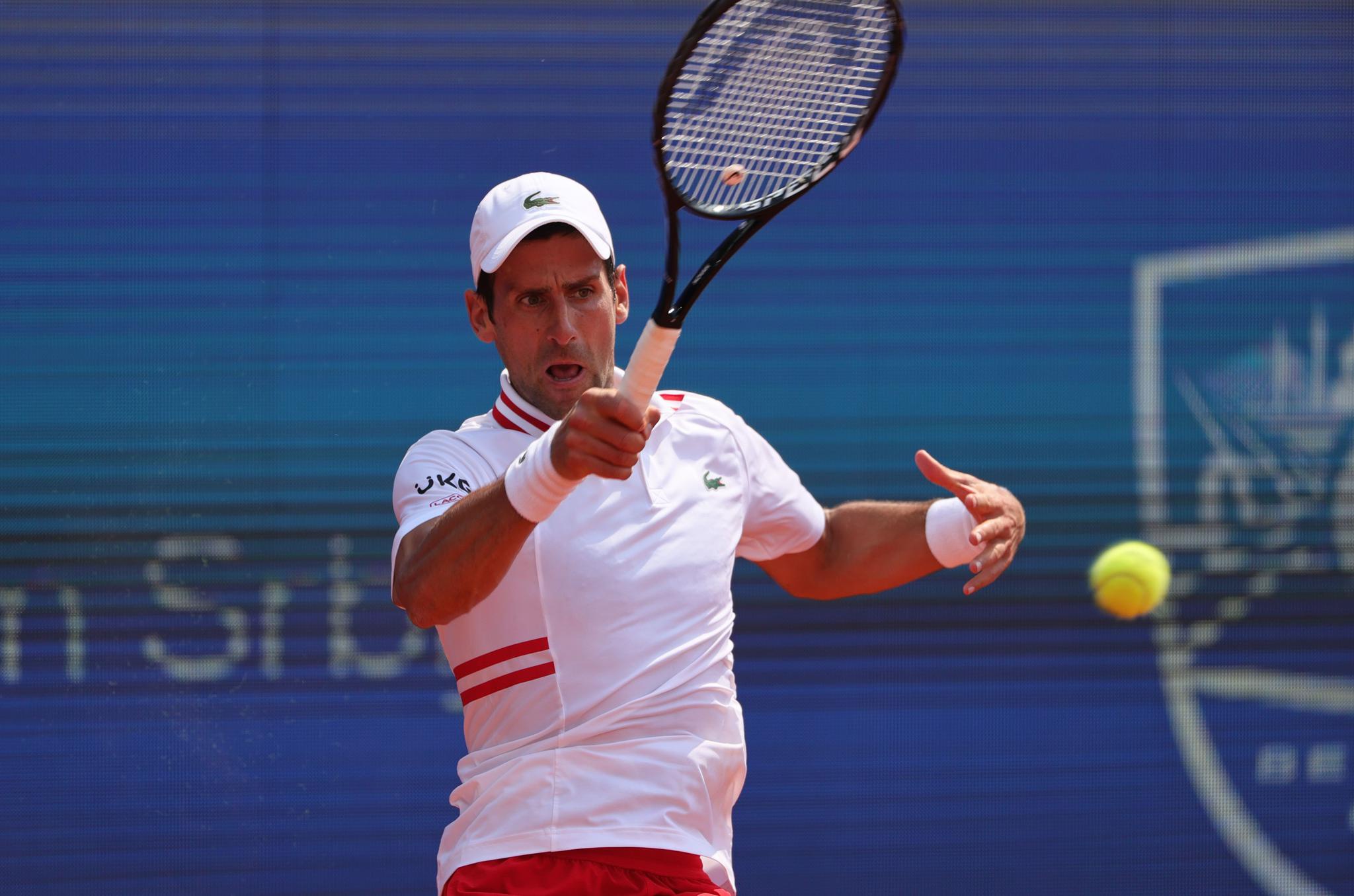 网球——贝尔格莱德公开赛:焦科维奇晋级