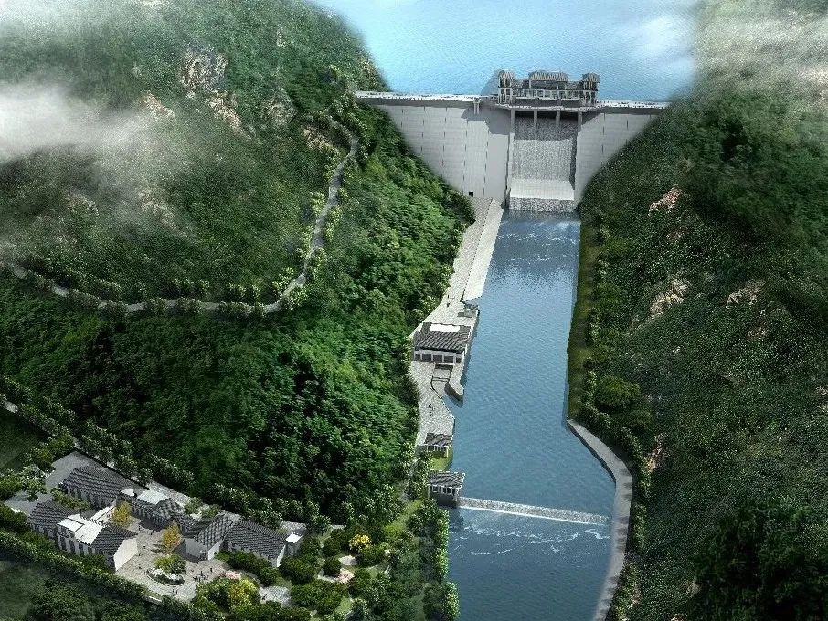 朱溪水库效果图