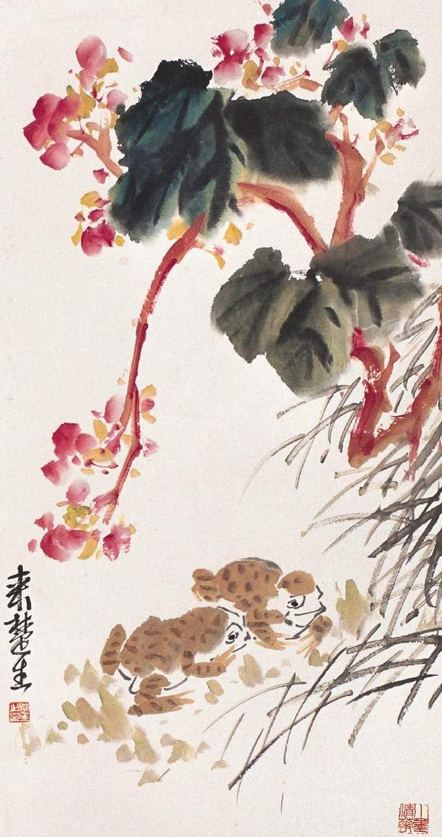 当代大家来楚生精品花鸟画作品欣赏