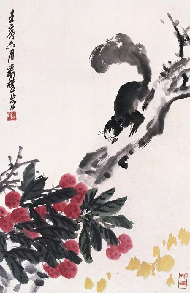 当代大家来楚生精品花鸟画作品欣赏