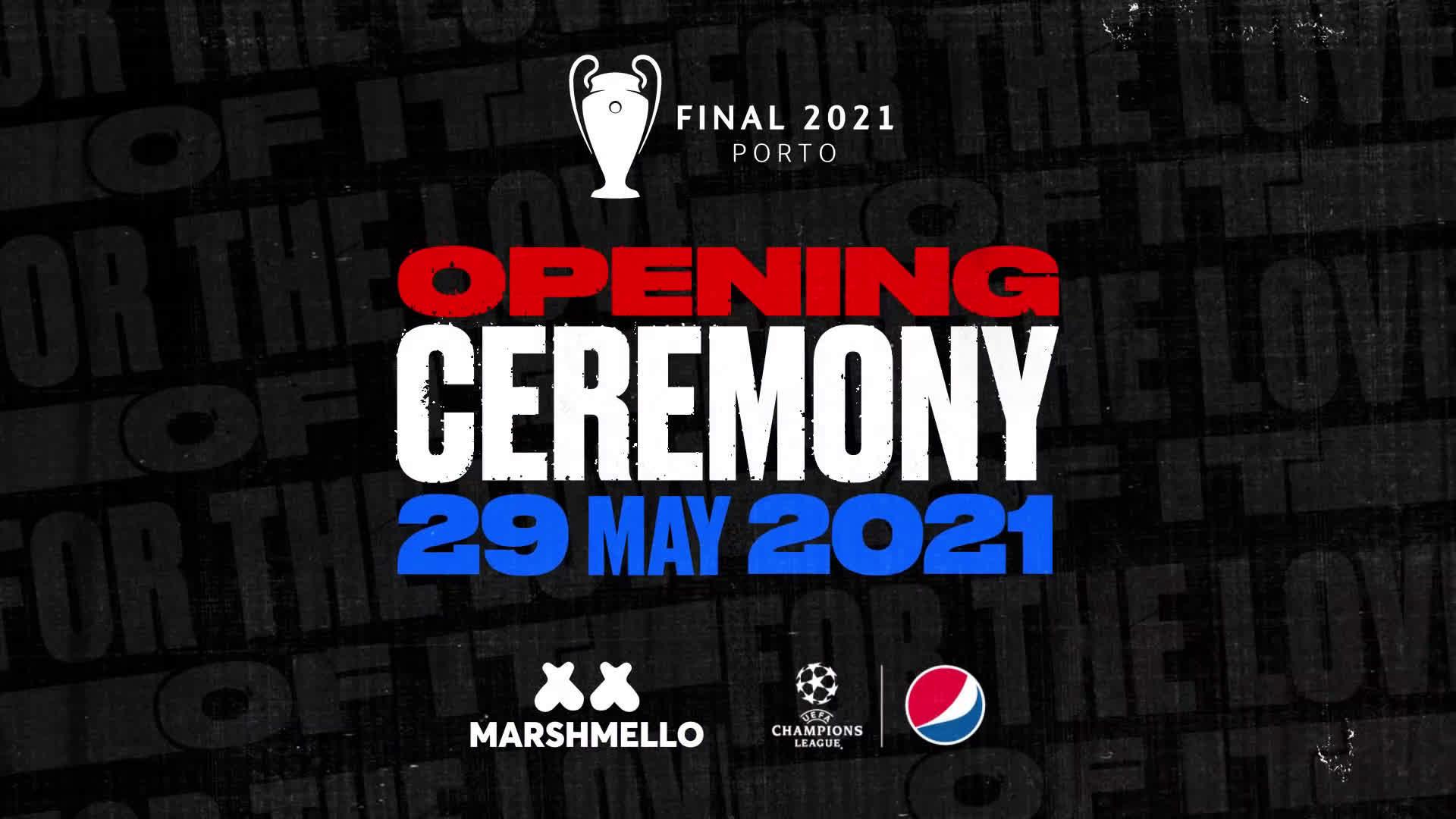 marshmello 2021欧冠决赛表演预告 selena gomez, khalid