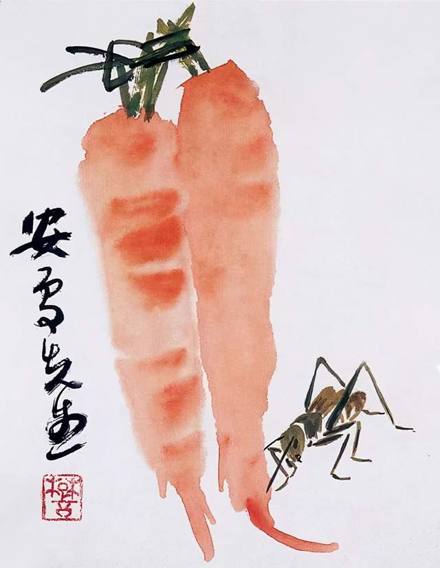 当代大家来楚生精品花鸟画作品欣赏