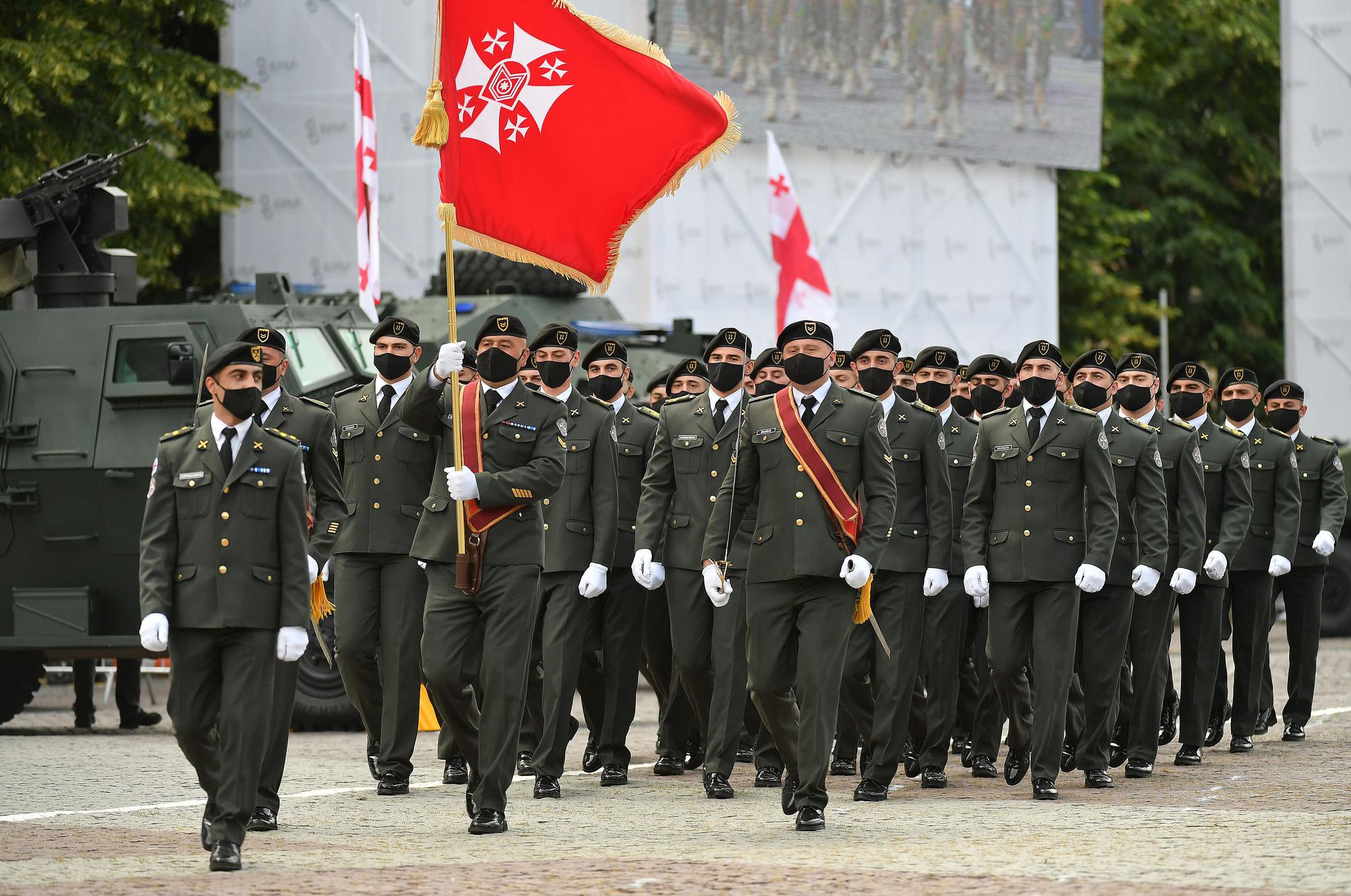 格鲁吉亚庆祝国家独立日|首都|新华社|格鲁吉亚_新浪新闻