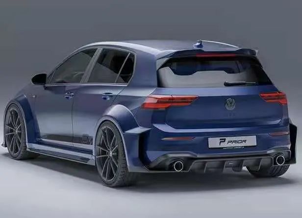 大众全新拉力赛车高尔夫gti宽体改装版曝光