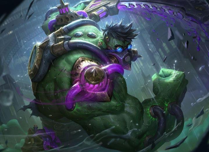 11年来最肉的英雄?lol蒙多重做,153秒无兵线连破4塔拆掉水晶