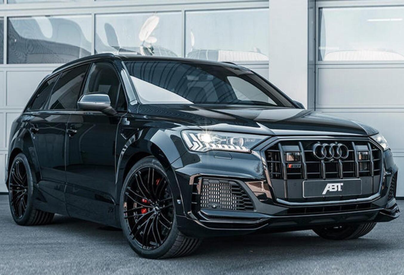奥迪sq7改装版海外实拍 由abt打造