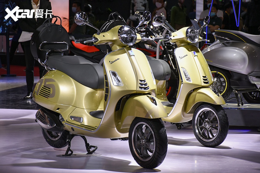 vespa75周年特别版比亚乔众新车亮相