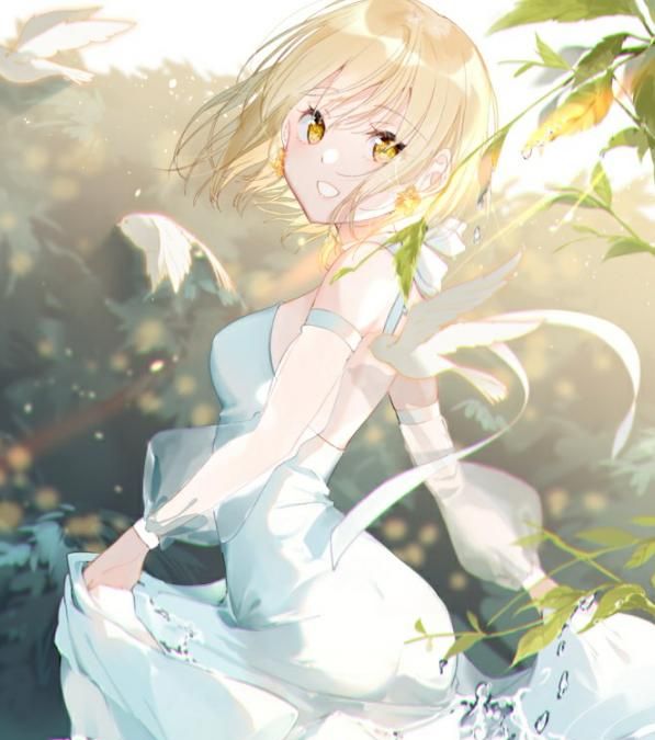 金发少女合集与生俱来的高贵二次元真的美