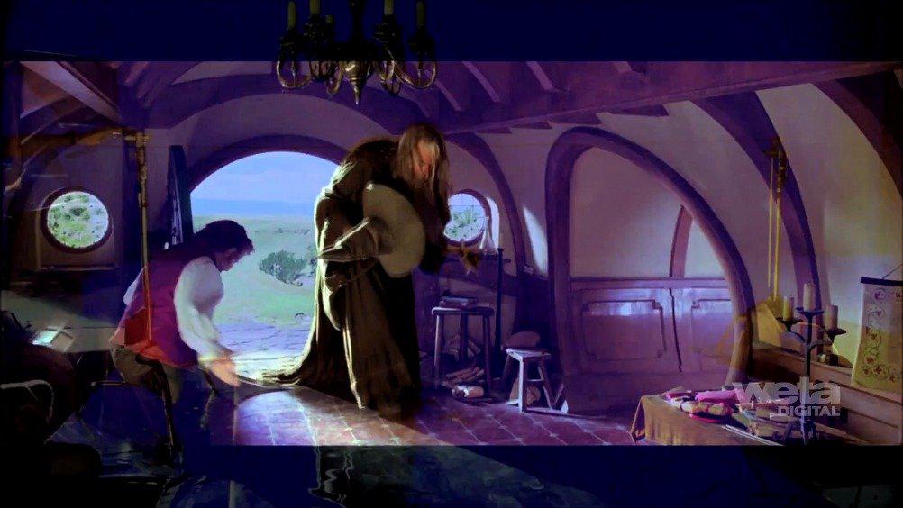 《指环王:护戒使者》袋底洞合成镜头