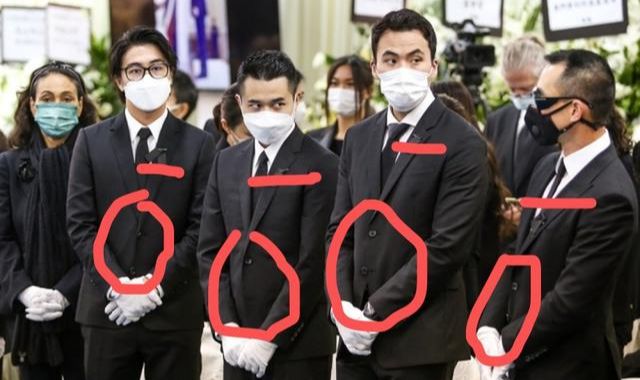 四个儿子送父亲下葬,何猷光已故何猷邦未现身|赌王