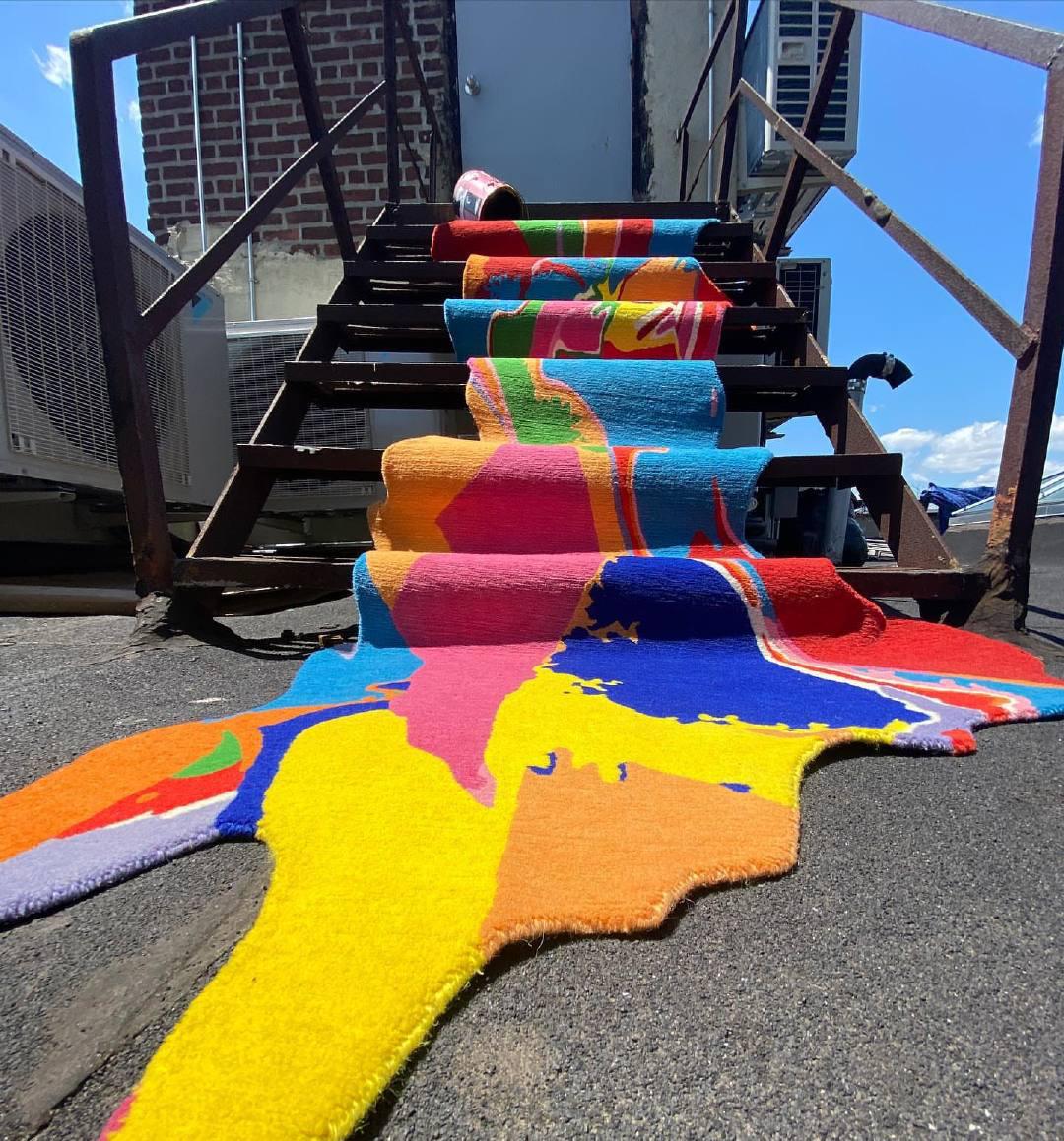 倒油漆地毯noreenseabrookcustomcarpets