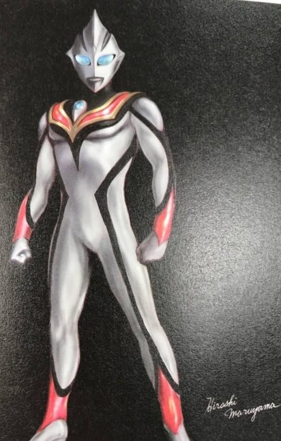 另一版本的戴拿和至高阿古茹,邪恶迪迦原本的样貌以红色为主!|迪迦|阿