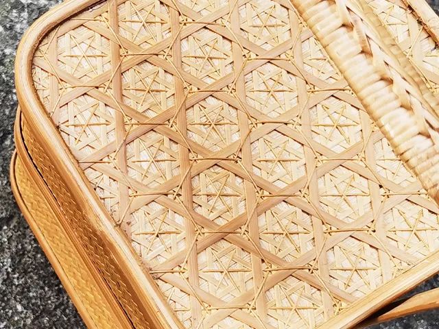 即将消失的技艺非遗竹编天然梅鹿竹器物大美至朴chin美物