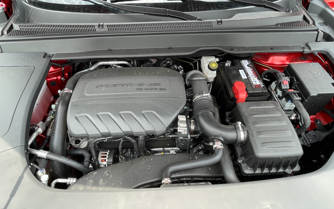 5td发动机,最高功率145kw,峰值扭矩285n·m.