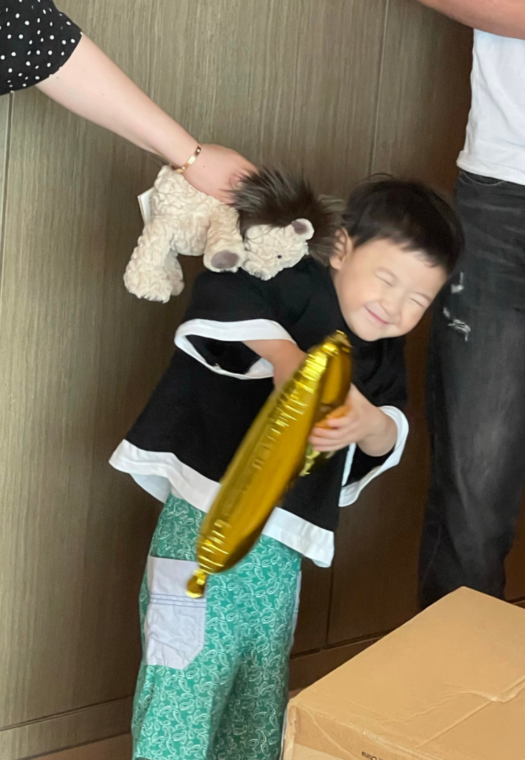 沈腾姐姐晒小侄子近照3岁沈志朗帅气可爱长相软萌酷似爸爸