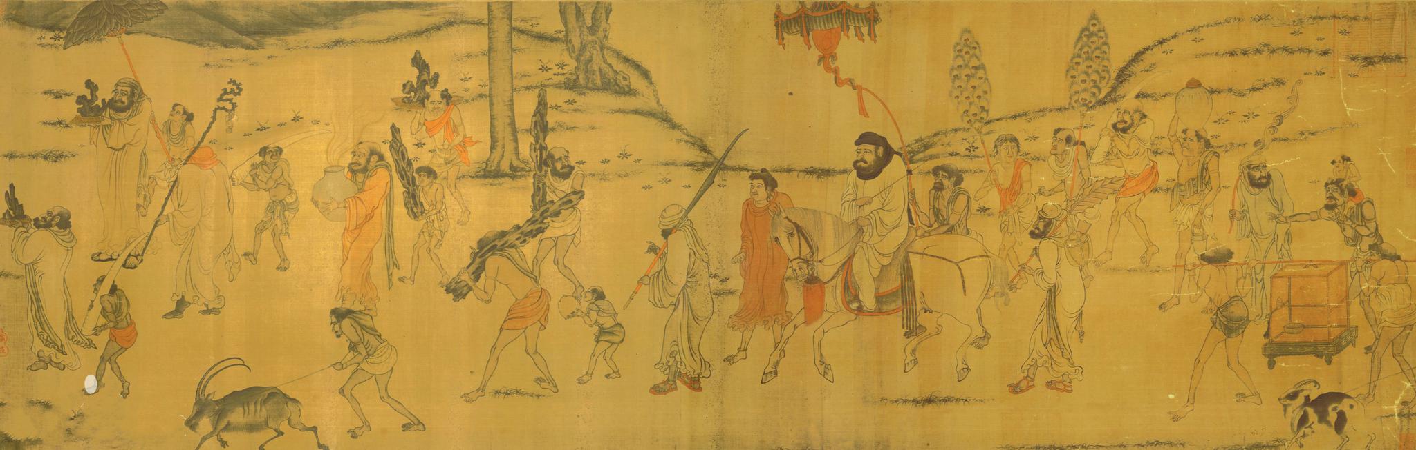 唐太宗赐见藩属:朱发黑身兽牙鹰爪的罗刹国,为什么在唐朝南边?