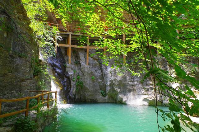 平山县清风峡:野景点也有好风景,就是门票有点小贵|清风峡|景点|景区