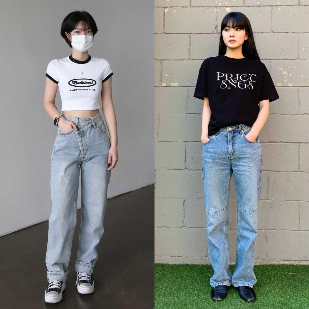 酷女孩的夏日oversizet恤穿搭指南太喜欢这范儿了