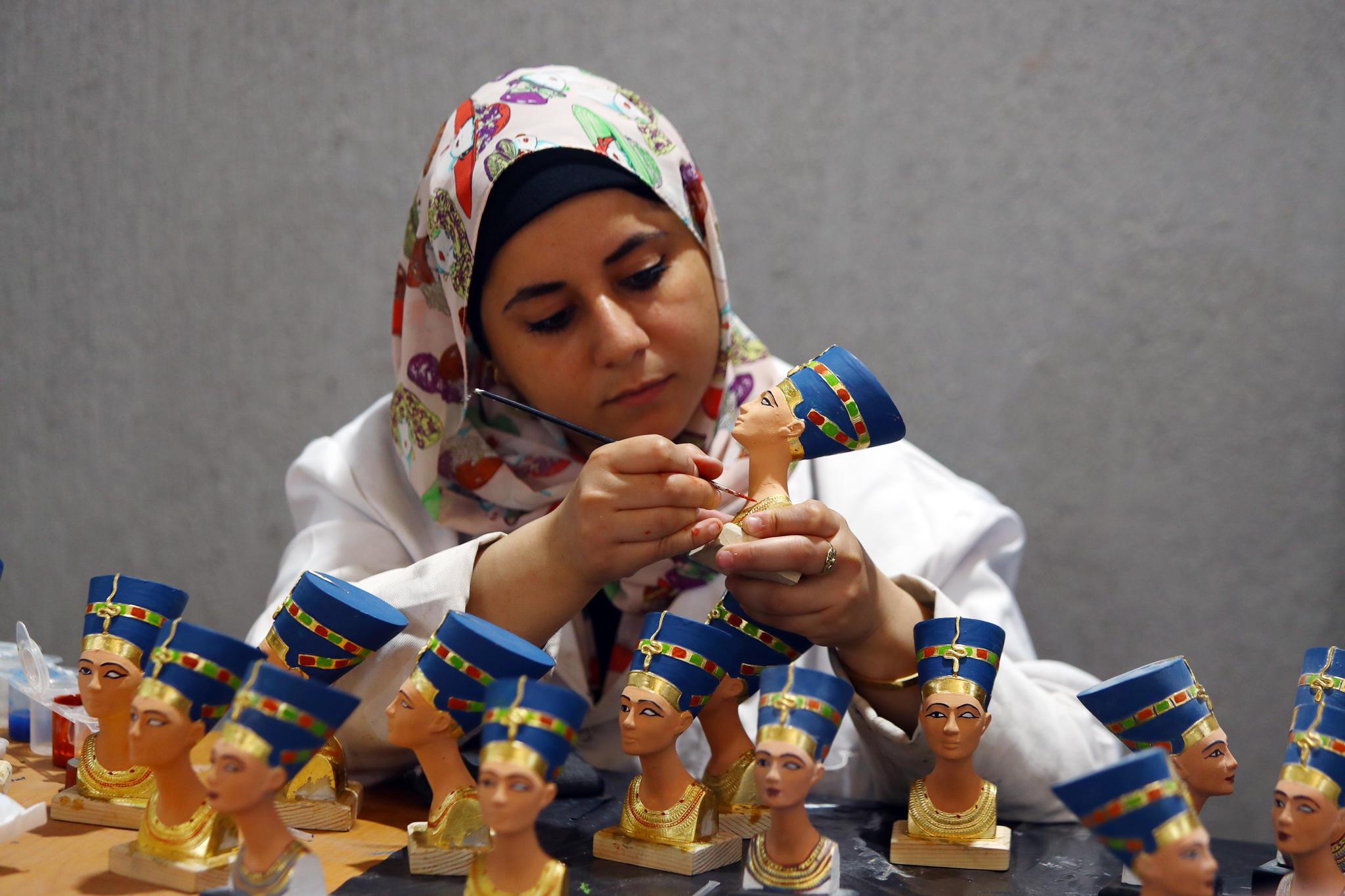 埃及精巧的文物复制