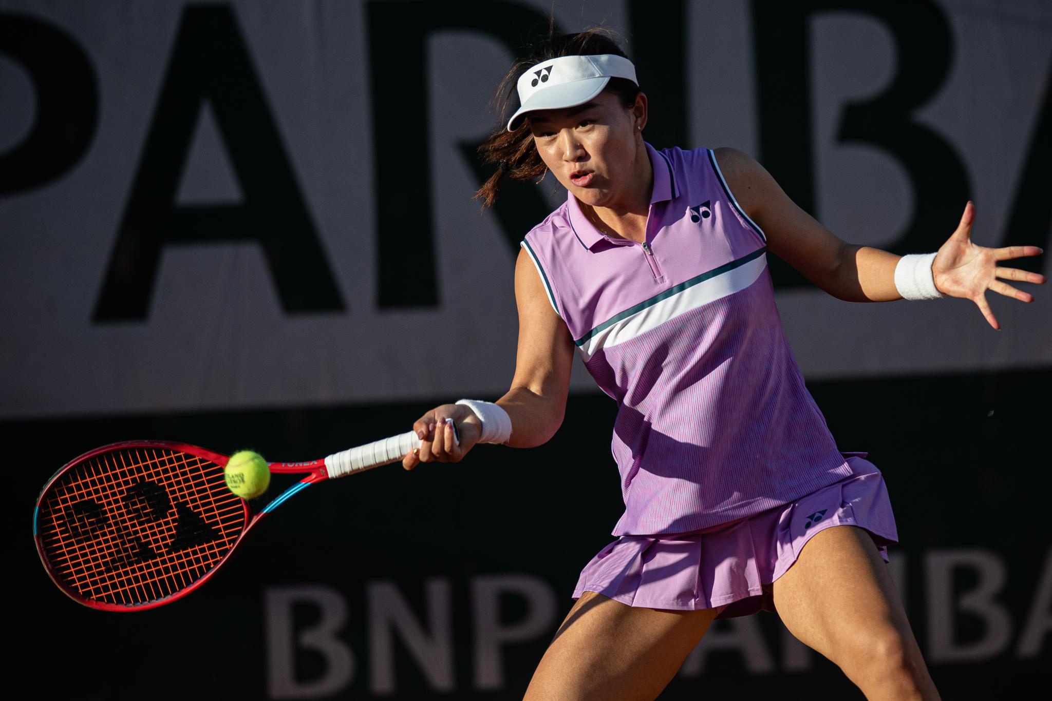 网球法网朱琳止步第一轮