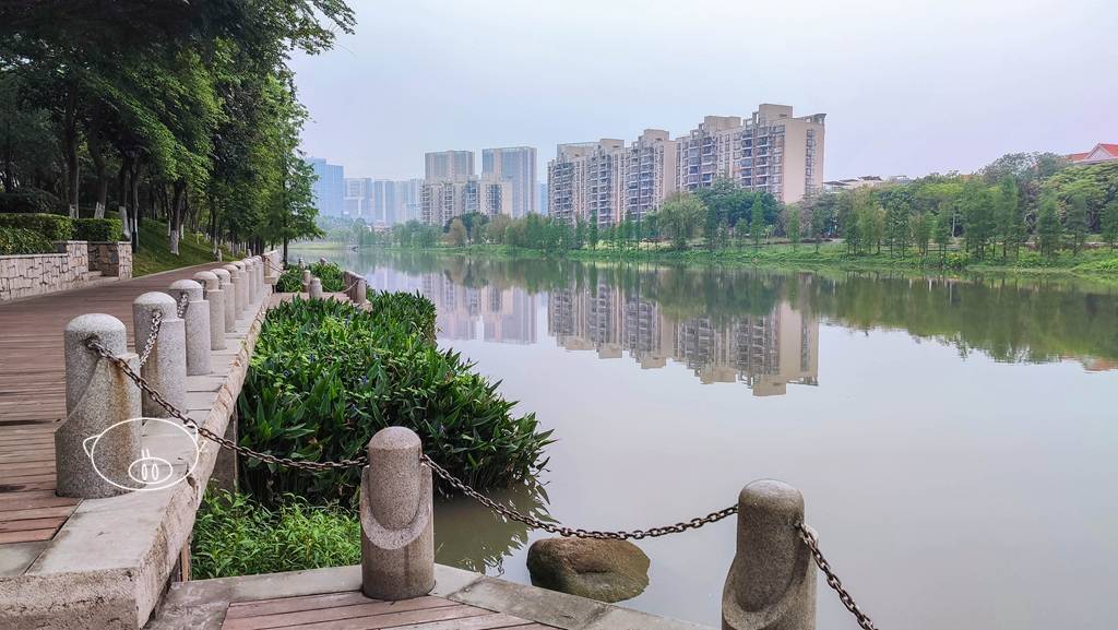 佛山|漫步怡海公园,怡海湖畔一河两岸的河堤公园