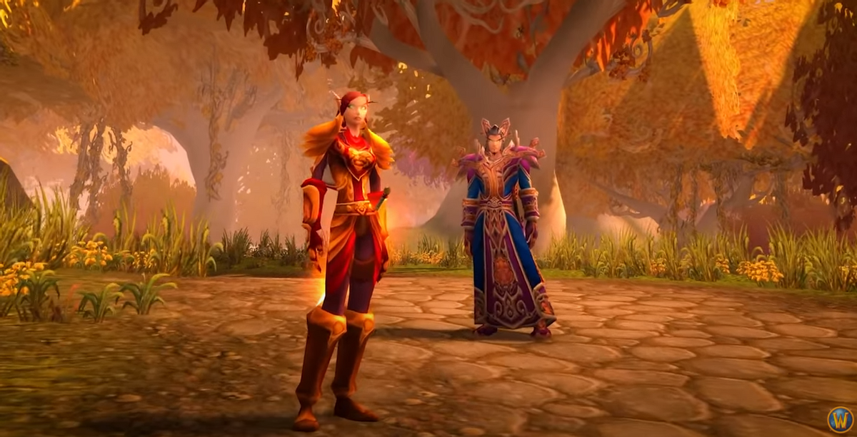 魔兽世界tbc怀旧服部落新种族血精灵登场