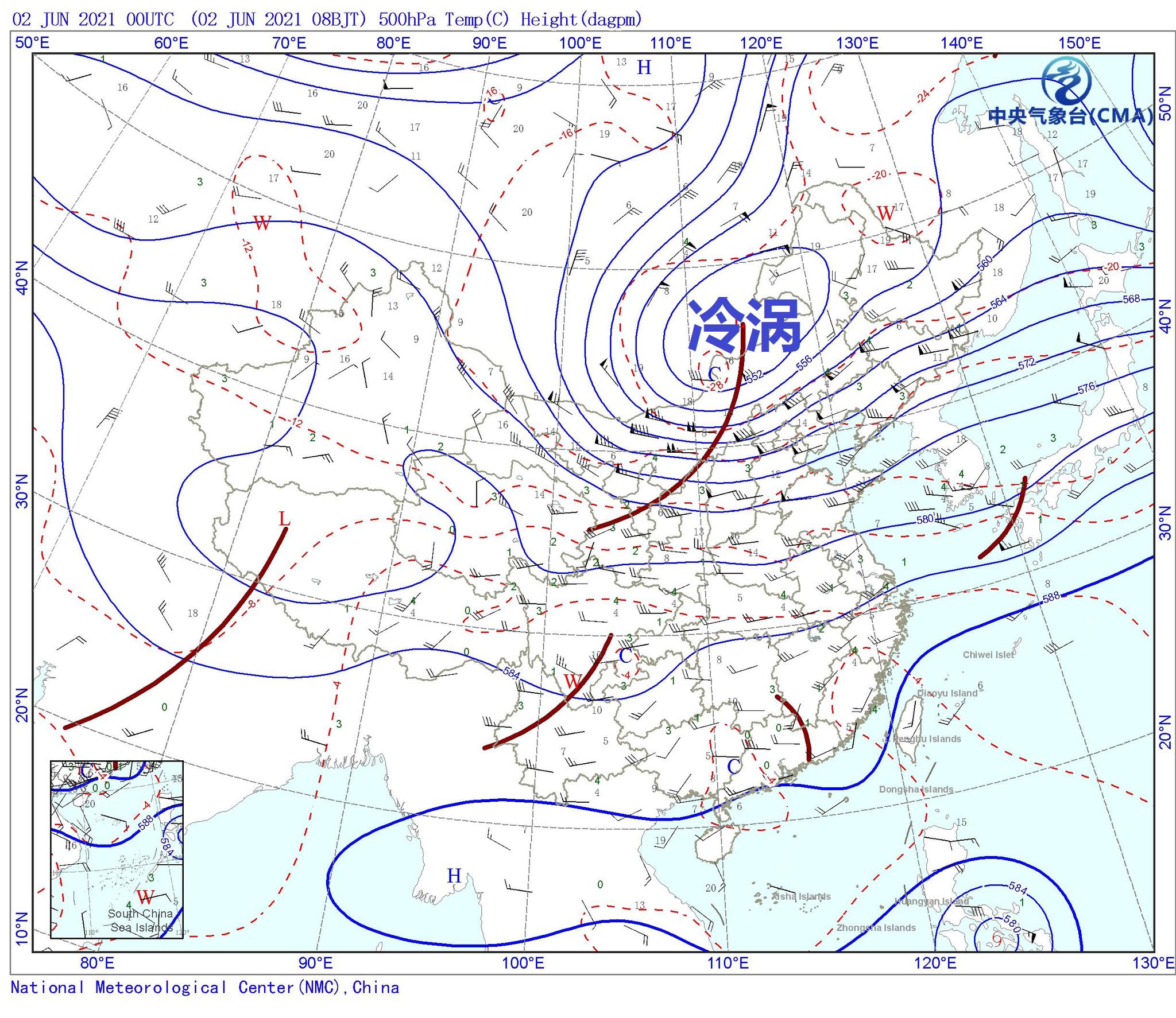 巨型冷涡南下了北方危险天气扩大权威预警七省或有狂风冰雹