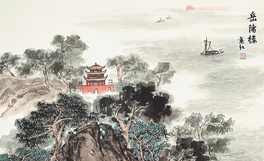 八大菜系的景物国画|西湖|王丽红|菜系_新浪新闻