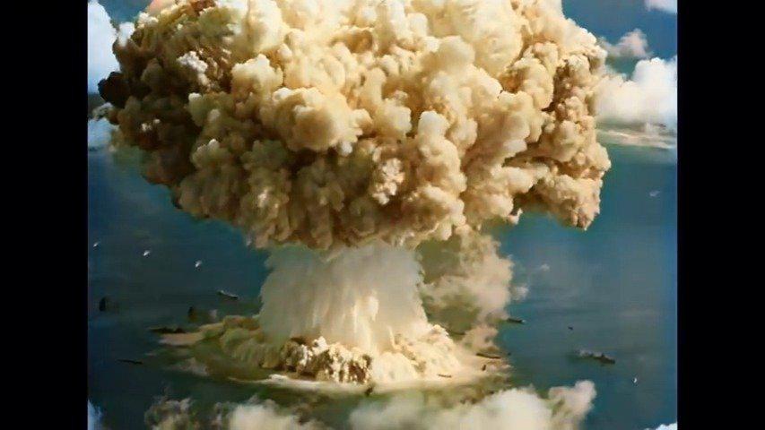 海上核爆高清彩色重现