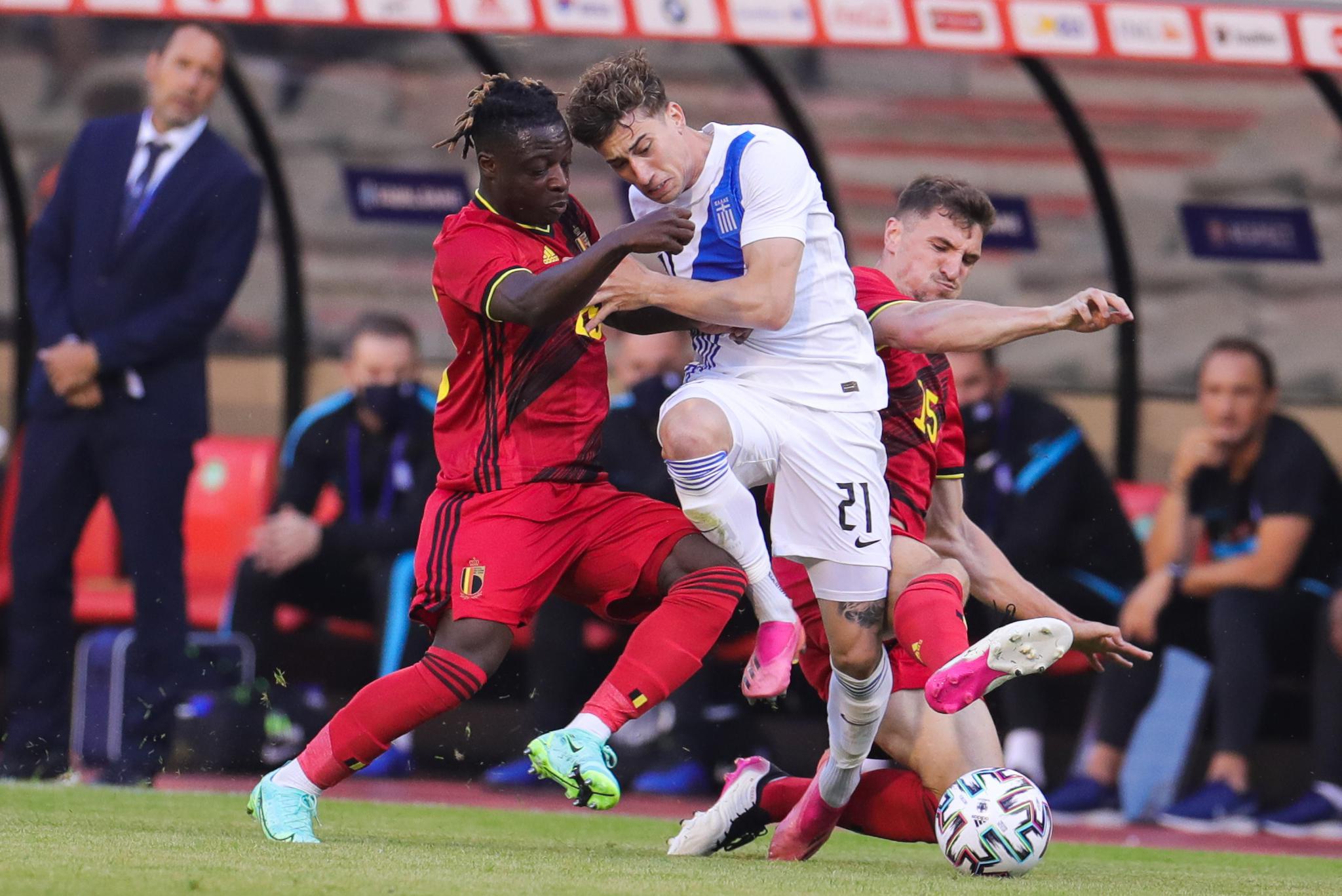 足球国际友谊赛比利时平希腊