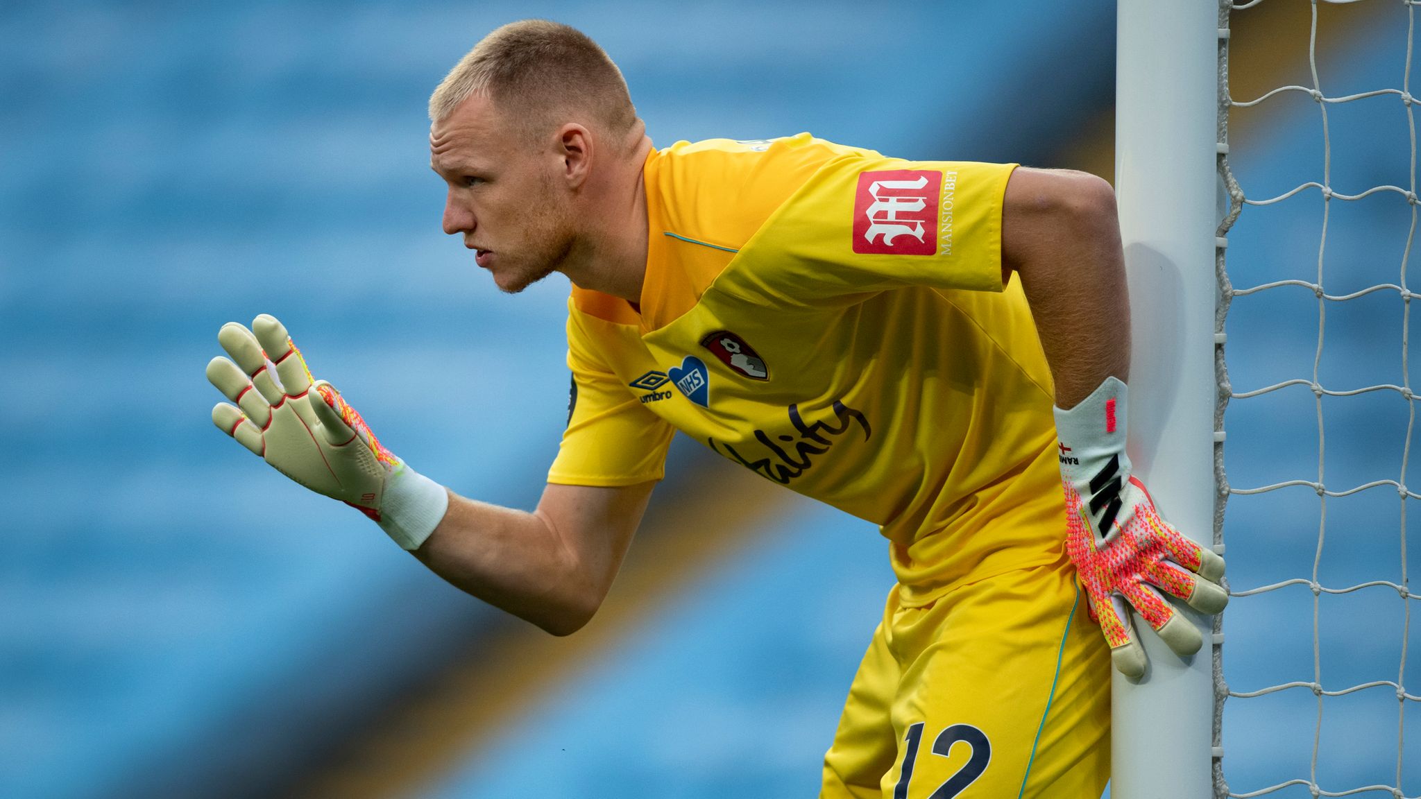 英超第37轮,虽然谢菲联0:1小负纽卡斯尔,但是门将拉姆斯代尔在比赛中