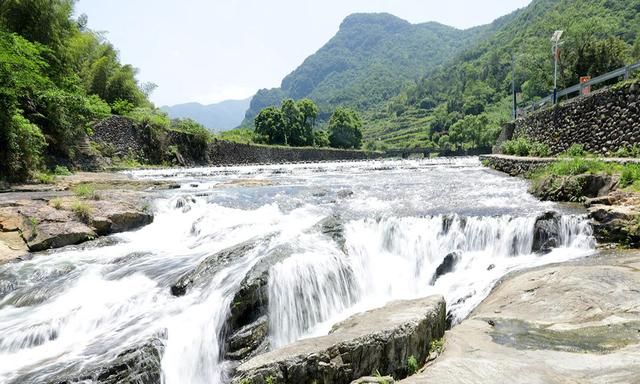 清溪水库移民区,宁波和台州五个村庄,美丽的风景线