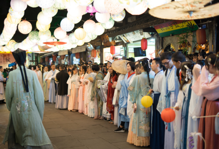 751汉文化节夏日游园会北京look