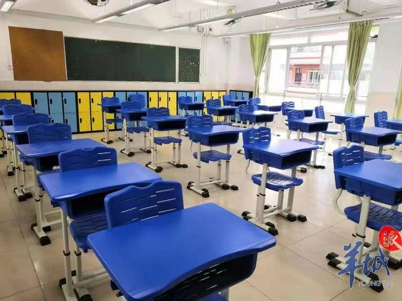 直击现场！记者实地探访广州高风险地区高考考点真光中学休闲区蓝鸢梦想 - Www.slyday.coM