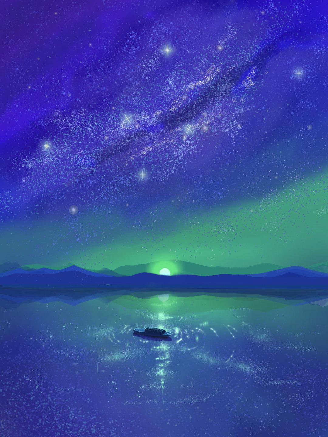 你眼里的星辰大海 是我从未见过的皓月明空