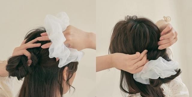 虞书欣带火的"大肠发圈",又有了新扎法,让钟楚曦变得仙气十足