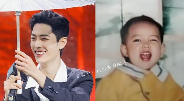 张哲瀚走红后,他的童年照也被网友晒出.