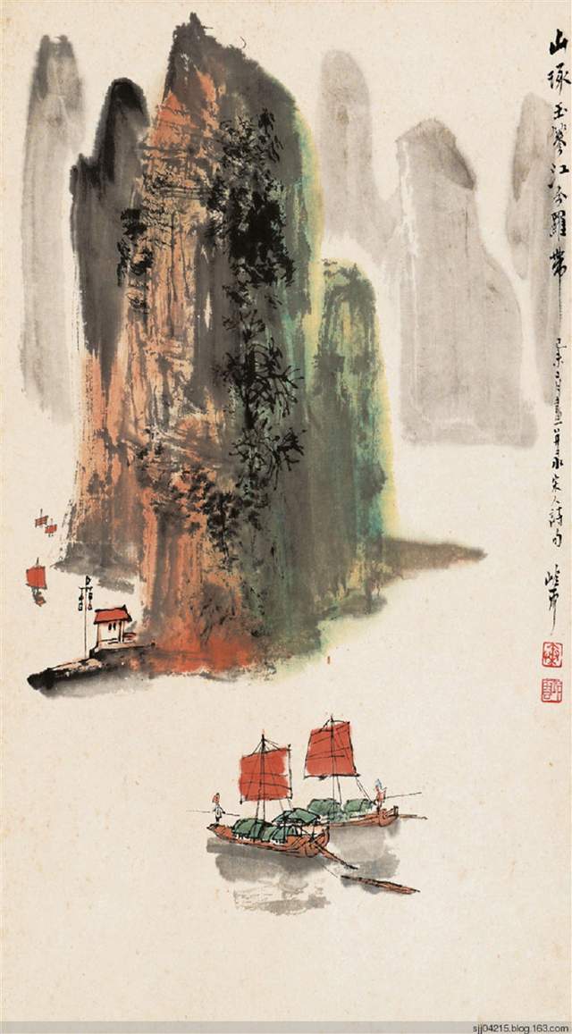 当代国画家秦岭云先生精品绘画作品欣赏