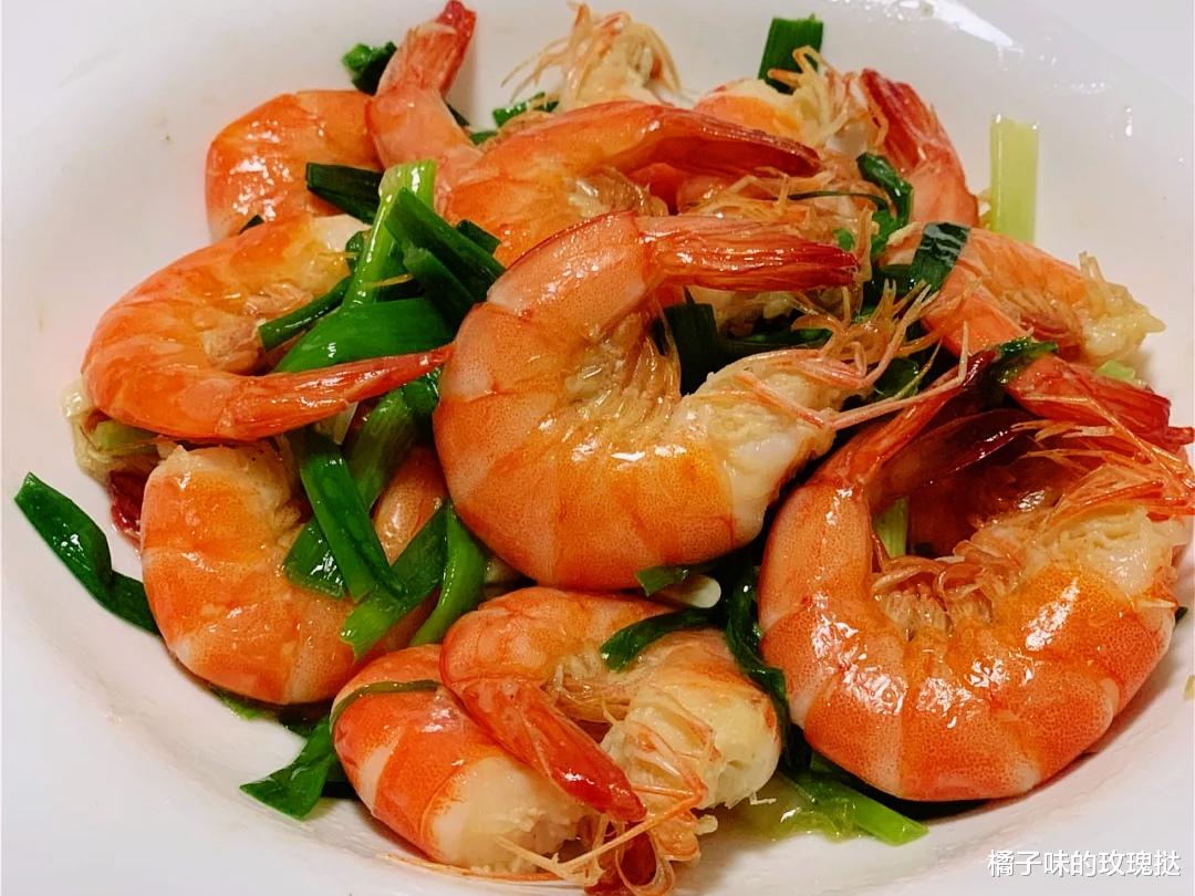 美食家常菜推荐:姜葱炒大虾,橄榄菜大虾,油焖大虾,茄汁大虾