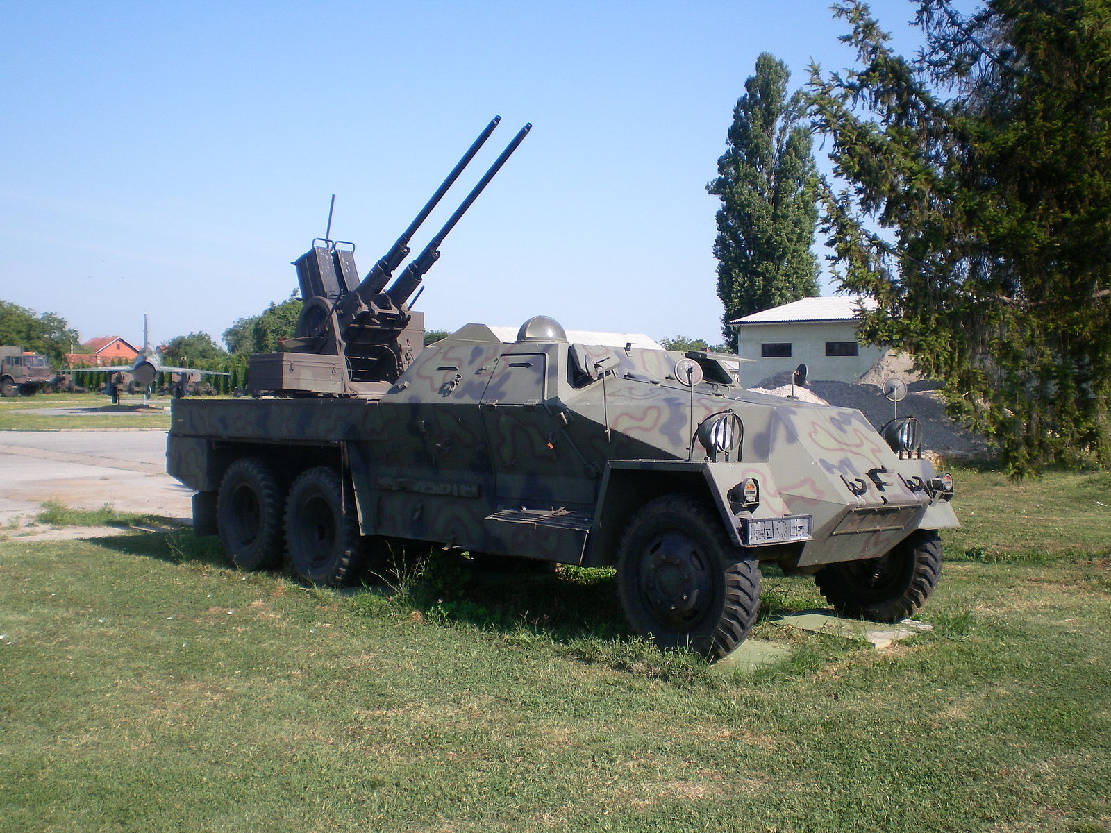 m5359自行防空炮以打击陆上目标为重任被称作蜥蜴