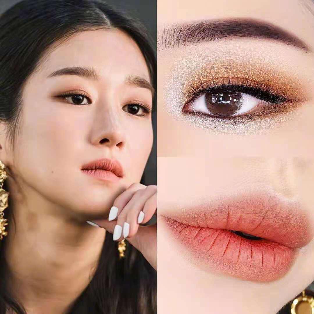 韩国小姐姐的复古华丽感的妆容太适合春季约会了