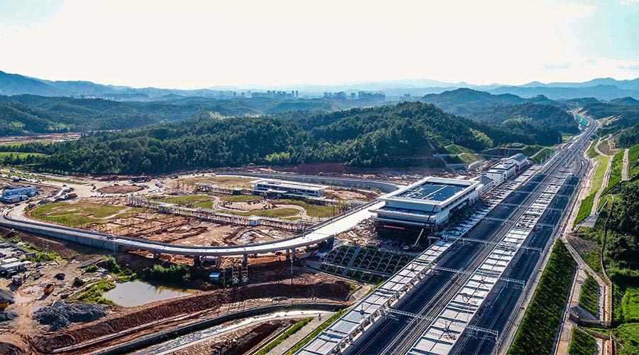 兴泉铁路宁化站6月底完成外装