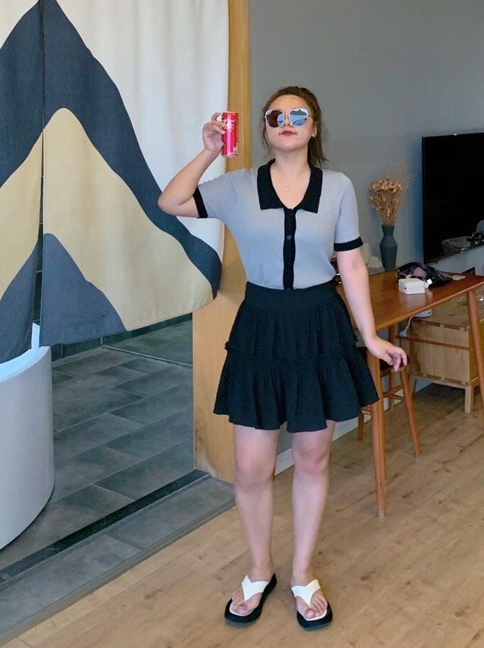 微胖的世界不只是有黑色,跟着140斤体重女孩学,显瘦不再是口号