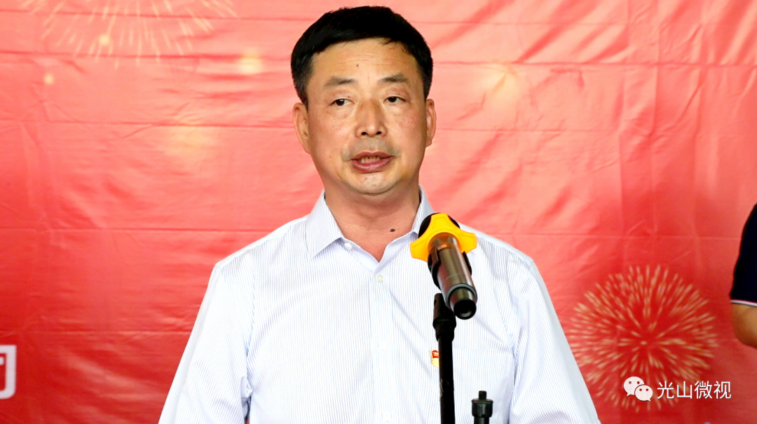 副县长马建国在仪式上讲话,他说,近年来,我县持续实施"多彩田园"提质