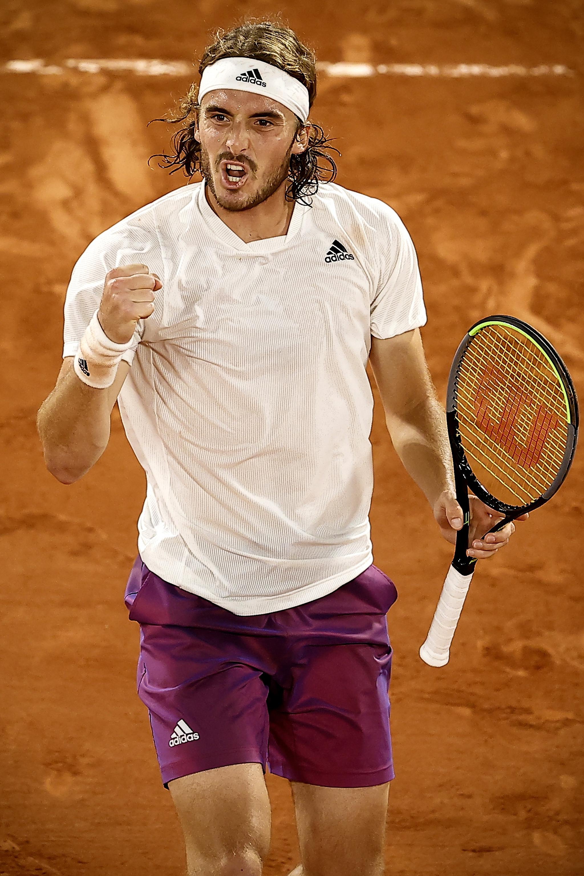 网球法网西西帕斯晋级半决赛