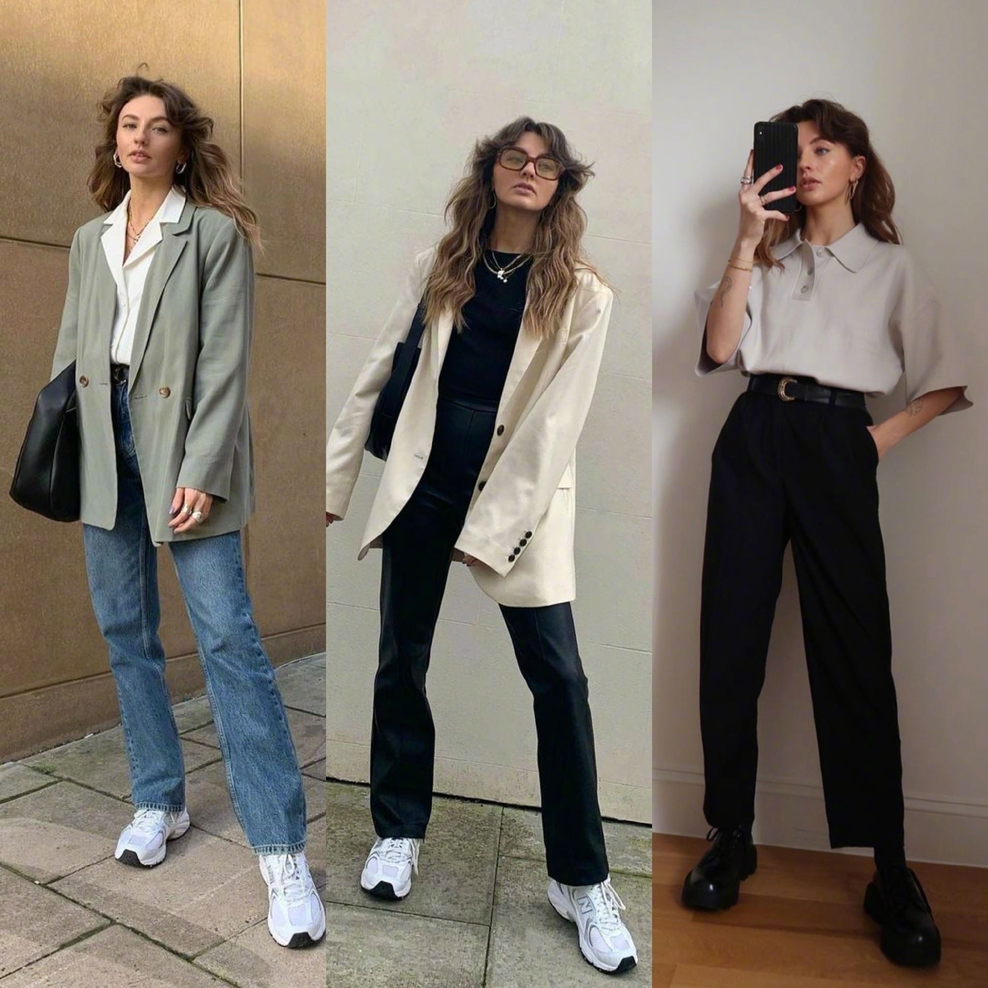 舒适洒脱的干练风穿搭简约时髦又有气场新潮个性不易撞衫