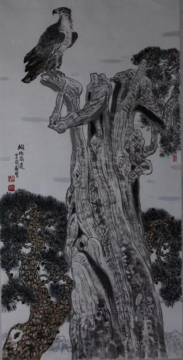 名家推荐 | 杜希贤:笔墨颂长征,雄鹰翱天下