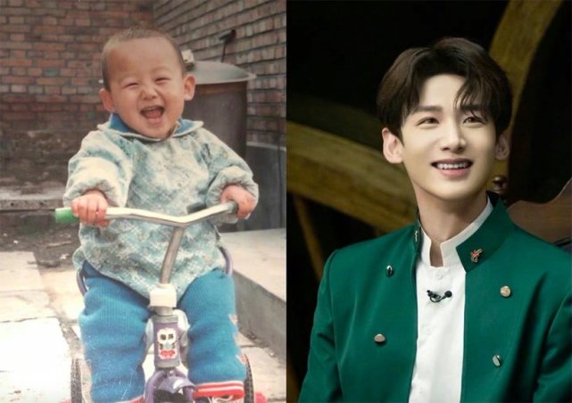 六一童心未泯的明星晒出童年照肉肉肖战酷酷王一博萌萌谭松韵