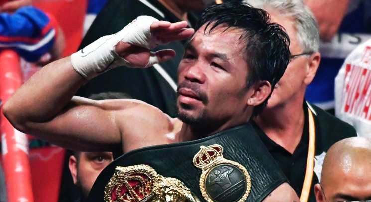 帕奎奥要小心了,曾被他击倒的前拳王瑟曼,偏向于斯彭斯胜出!